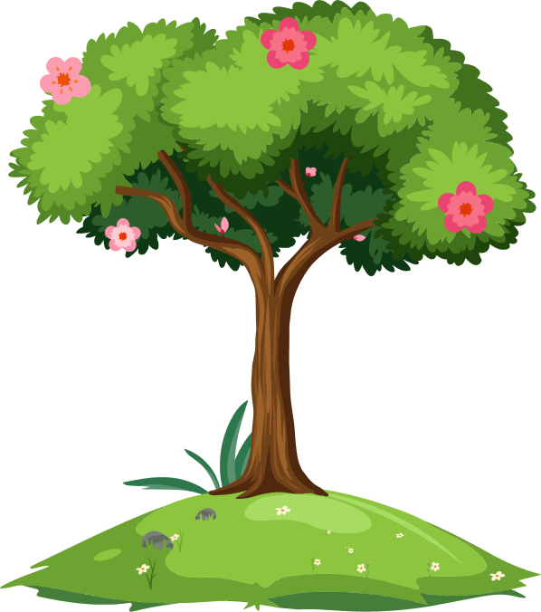 Arbre décoration site - printemps 2026