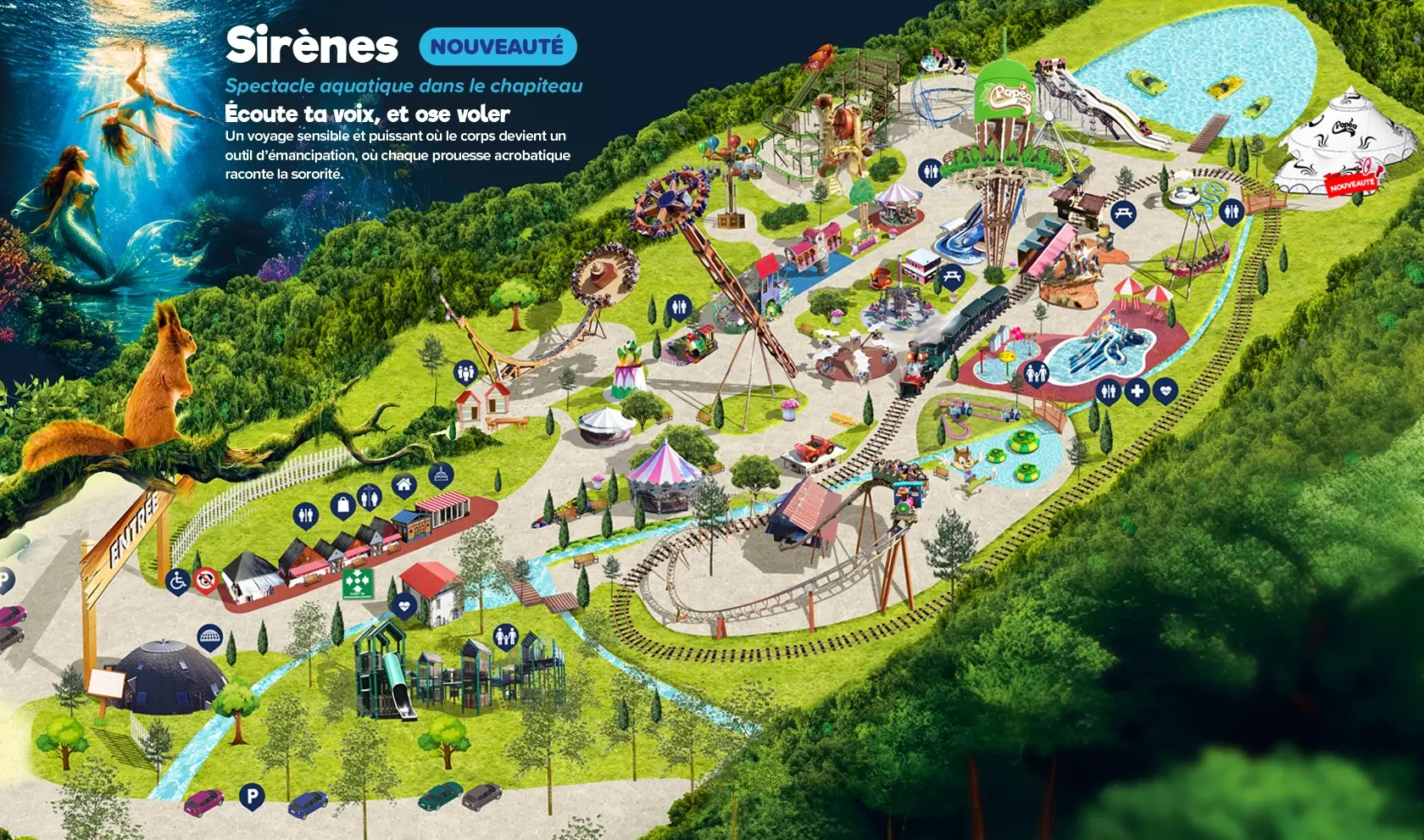 Plan interactif papea